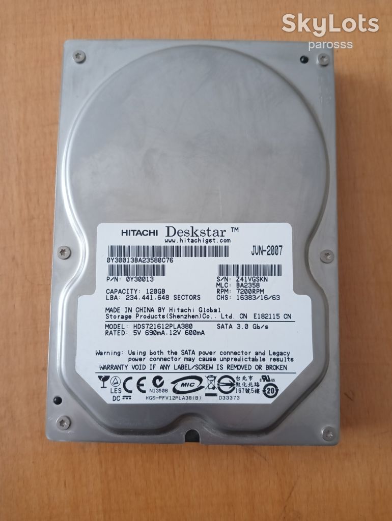 Жорсткий диск 120Gb Hitachi - фото фото фото 0