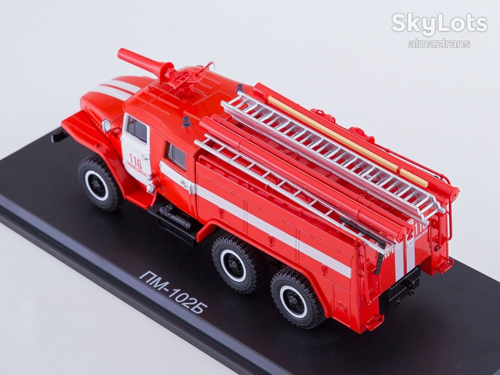 УРАЛ- 375Н   (АЦ-40) пожарный, ПМ-102Б   (1974) - SSM     (Start Scale Models) - фото фото фото 2