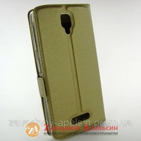 Чехол книжка Lenovo A1000 Smart Case gold - фото фото фото 1