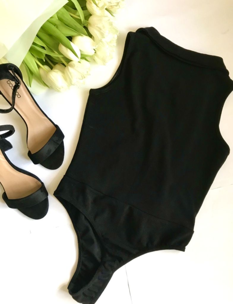 Боді Чорний. MISSGUIDED. Стильний. S/M роз.  (10). Новий. - фото фото фото 6