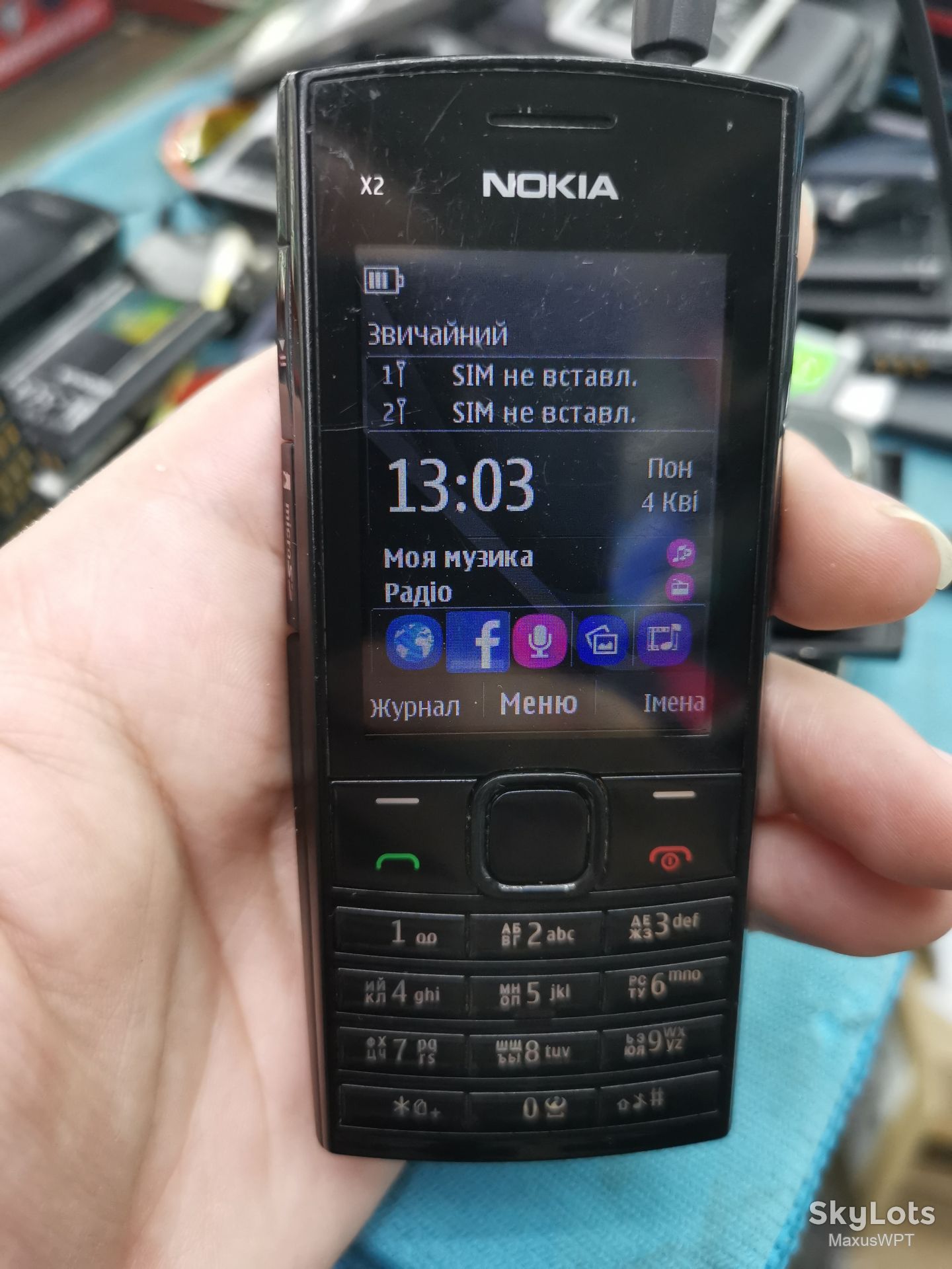 #Shop Nokia X2-02 black 1 522/6 - фото фото фото 0
