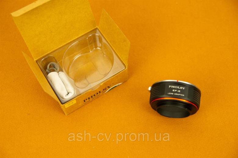 Адаптер, об&amp;#039;єктив, PHOLSY, EF-E, Canon, EF, Sony, S - фото фото фото 4