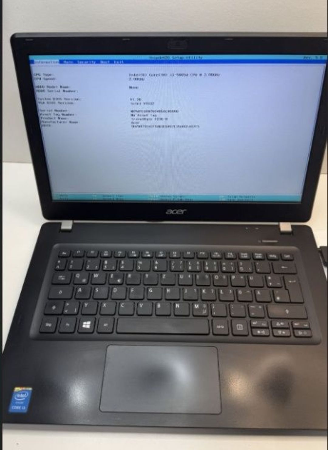 Ноутбук Acer P236 Intel Core i3-5005U DDR3-4GB - фото фото фото 0