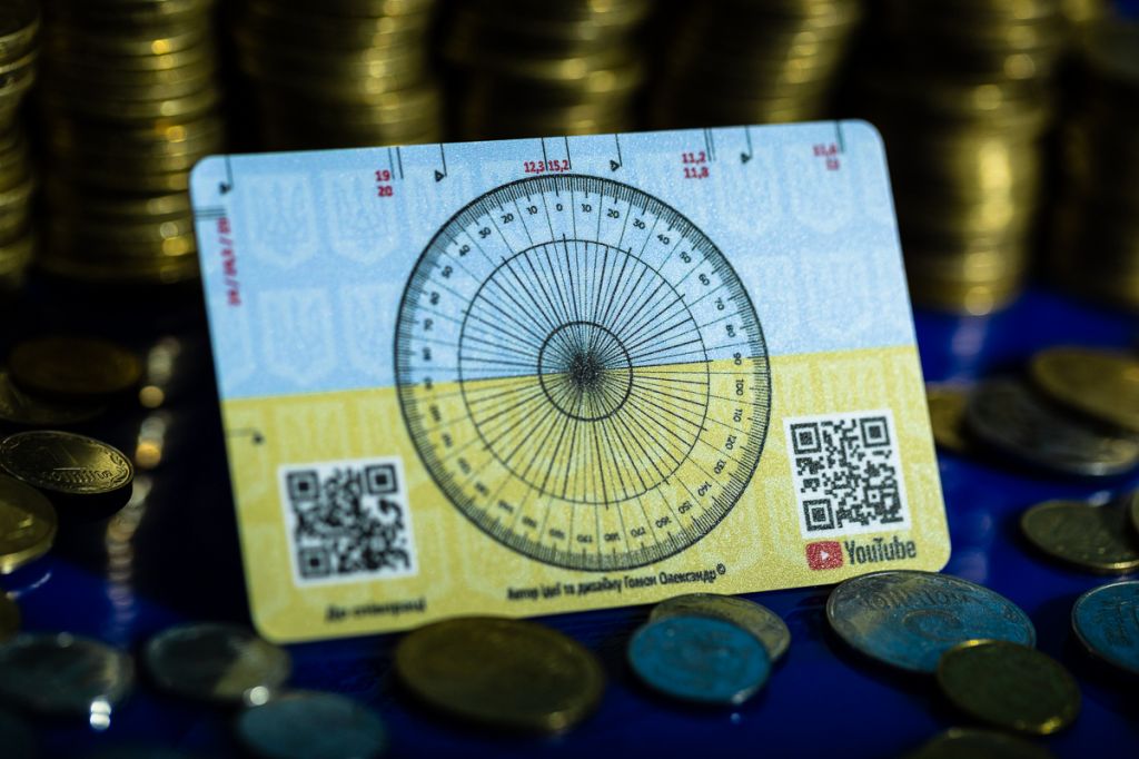 Нумизматическая линейка НОВИНКА !Инструмент для поиска редких монет Украины - фото фото фото 3