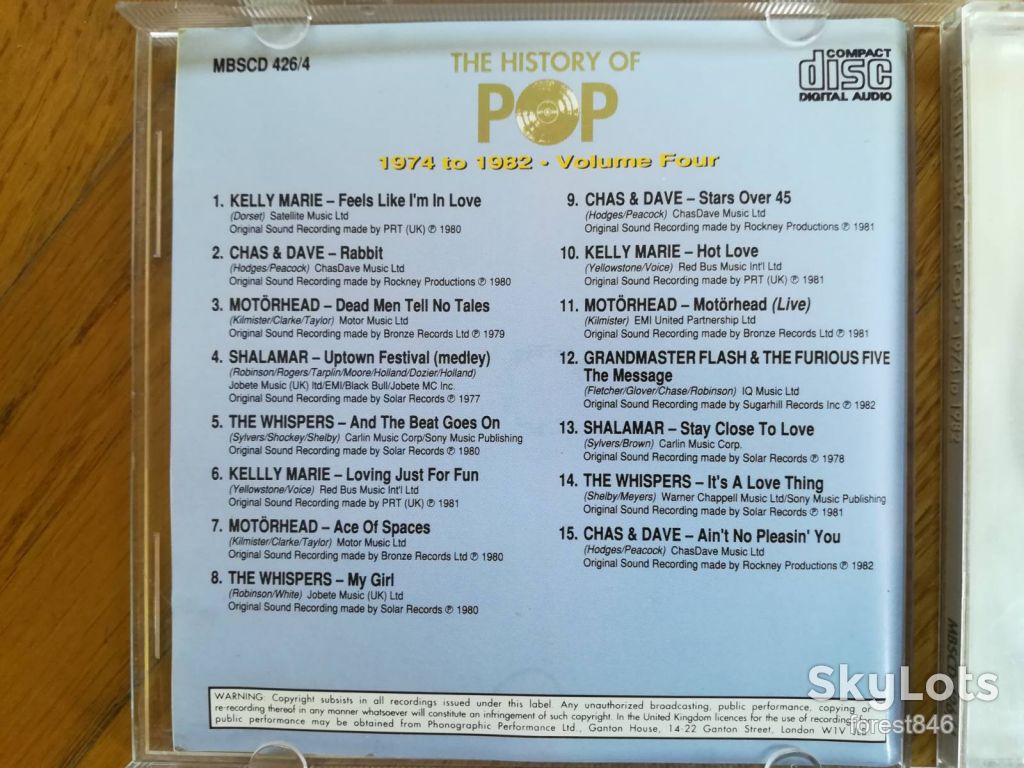 The history of pop-1974 to 1982-Vol. 4-состояние: 3+ - фото фото фото 3