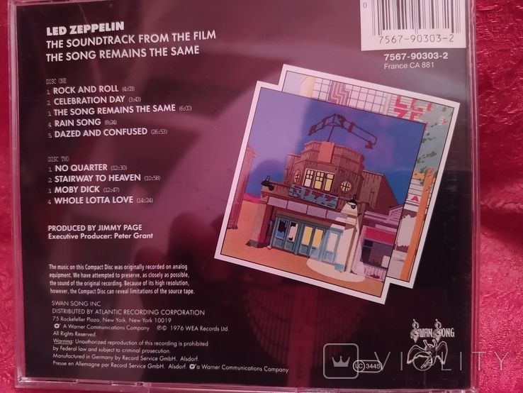 "Led Zeppelin" Live 2CD. - фото фото фото 1