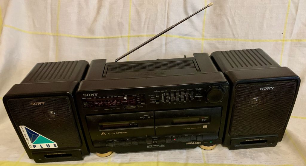 SONY CFS-710L Radio Cassette Corder стереосистема касетна дека - фото фото фото 0