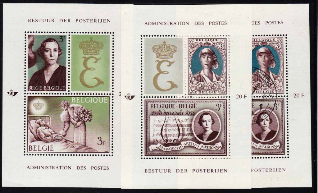 ZM  Бельгия 1966  г MNH  личности - 2а блока - фото фото фото 0