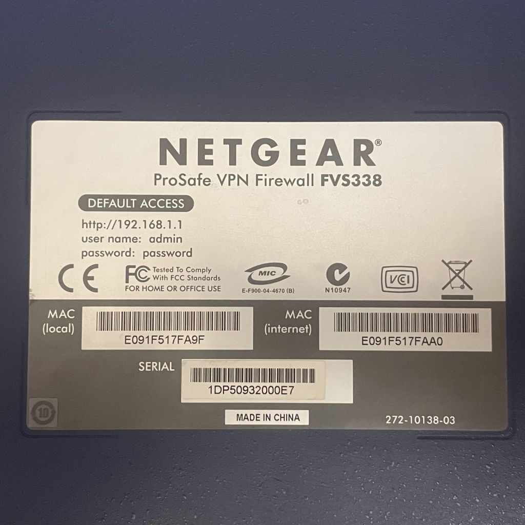 Роутер Комутатор свитч 8 портів Netgear FVS338 - фото фото фото 6