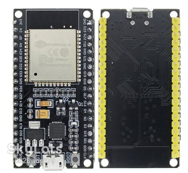 ESP32-U  (38 pin, microUSB, CH9102X) микроконтроллер плата разработки Development Board WiFi+Bluetooth Ultra-Low Power  - фото фото фото 4