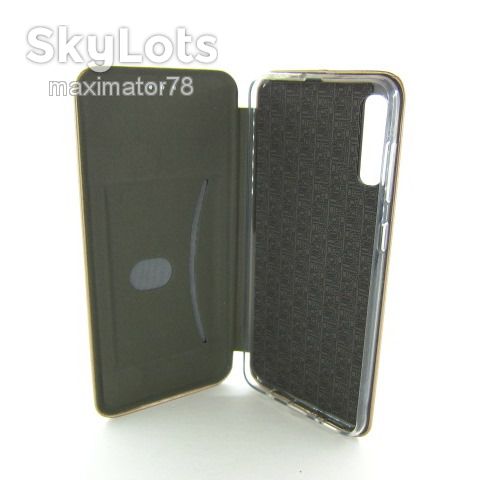 КОЖАНЫЙ ЧЕХОЛ КНИЖКА Samsung A50 A505 A30s A307 rose gold - фото фото фото 2