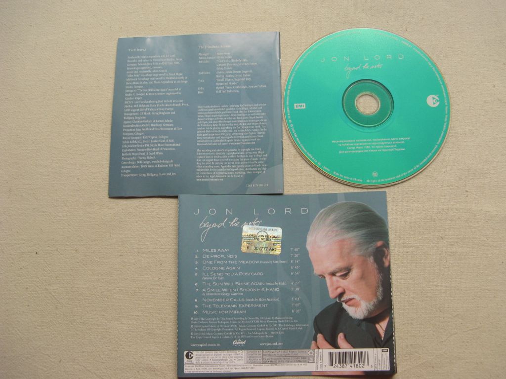CD Deep Purple Family. Jon Lord. Beyond The Notes. 2004. - фото фото фото 2