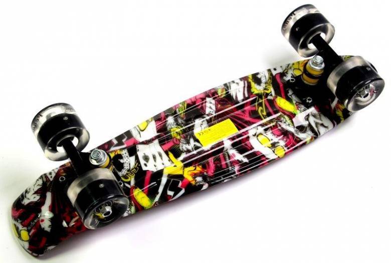 Penny Board "Deck" Светящиеся колеса (64017368) - фото фото фото 4