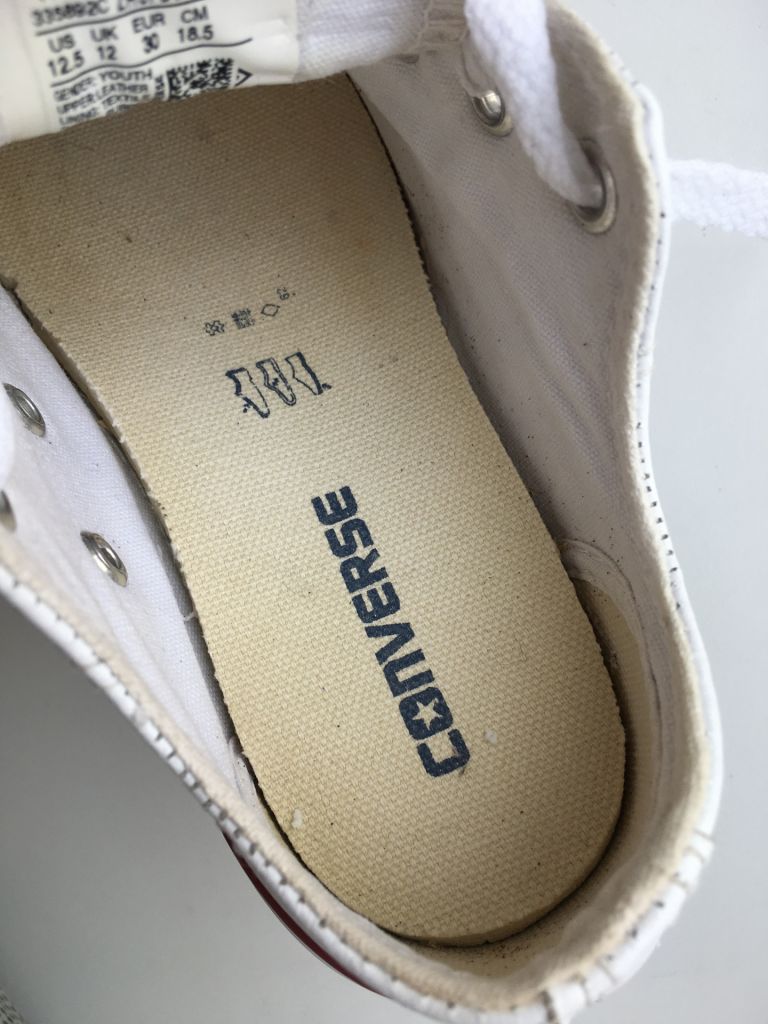 Кеды Converse All Star,р.30,натуральная кожа,оригинал - фото фото фото 8