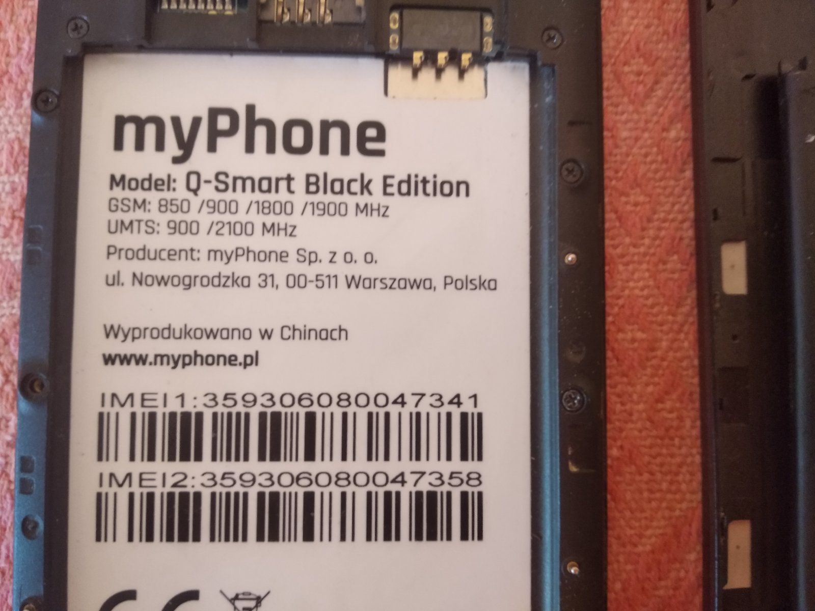 Мобильный телефон смартфон myPhone Q-Smart Black edition - фото фото фото 3