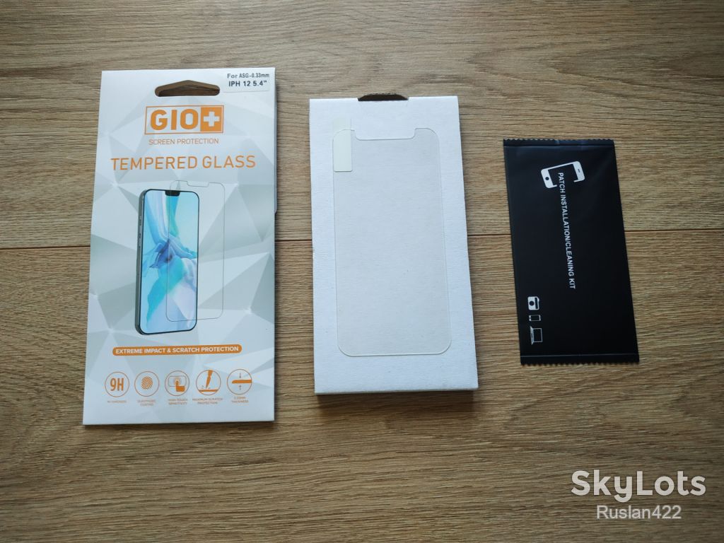 Захисне скло Gio+ для iPhone 12 mini защитное стекло - фото фото фото 1