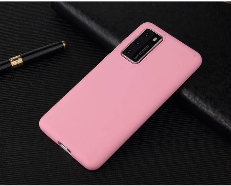Чохол Soft Touch для Huawei P40 Pro силікон бампер світло-рожевий - фото фото фото 0