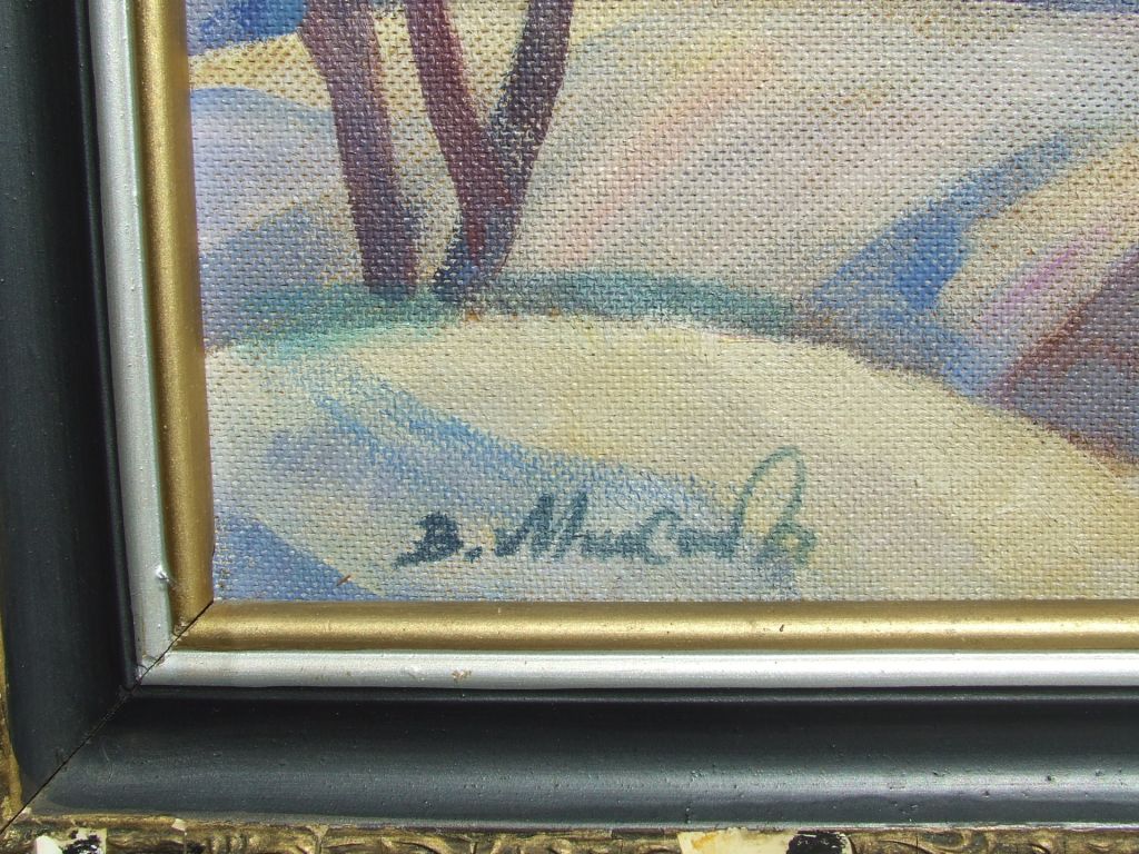 Нар.худ. Укр. Микита В,В. х.м. 65х50 см 1982гг.Закарпатская шк. Эрдели Бокшая - фото фото фото 3