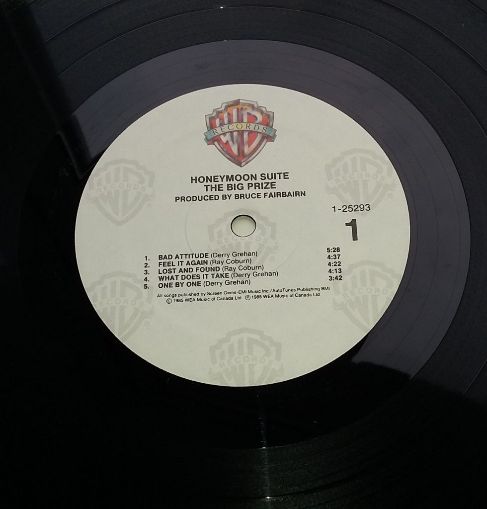 HONEYMOON SUITE The Big Prize  LP  EX-/EX - фото фото фото 2