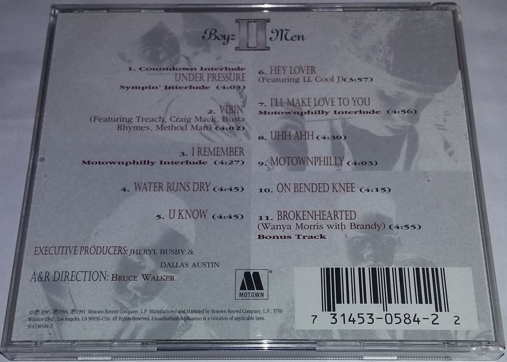 BOYZ II MEN  The Remix Collection  CD US - фото фото фото 2