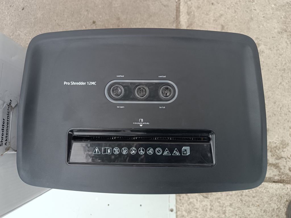 Знищувач документів HP PRO SHREDDER 12MC Шредер - фото фото фото 2