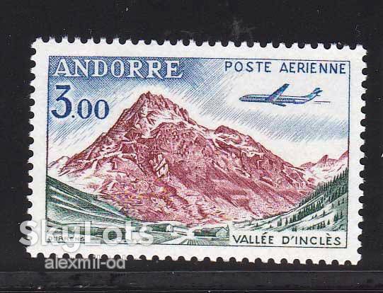 Авиация . Фр. Андорра 1961 г MNH - - фото фото фото 0