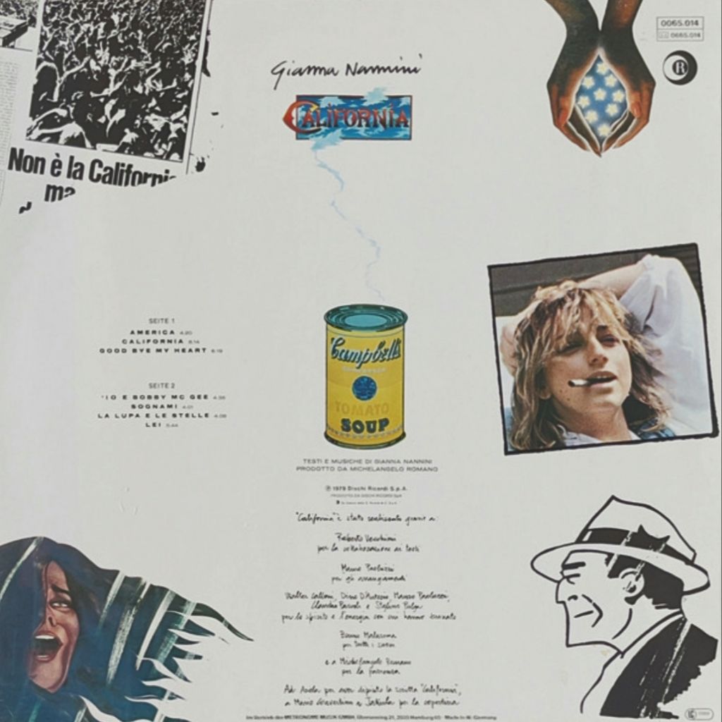 Gianna Nannini - California - 1979.   (LP). 12. Vinyl. Пластинка. Germany. - фото фото фото 1