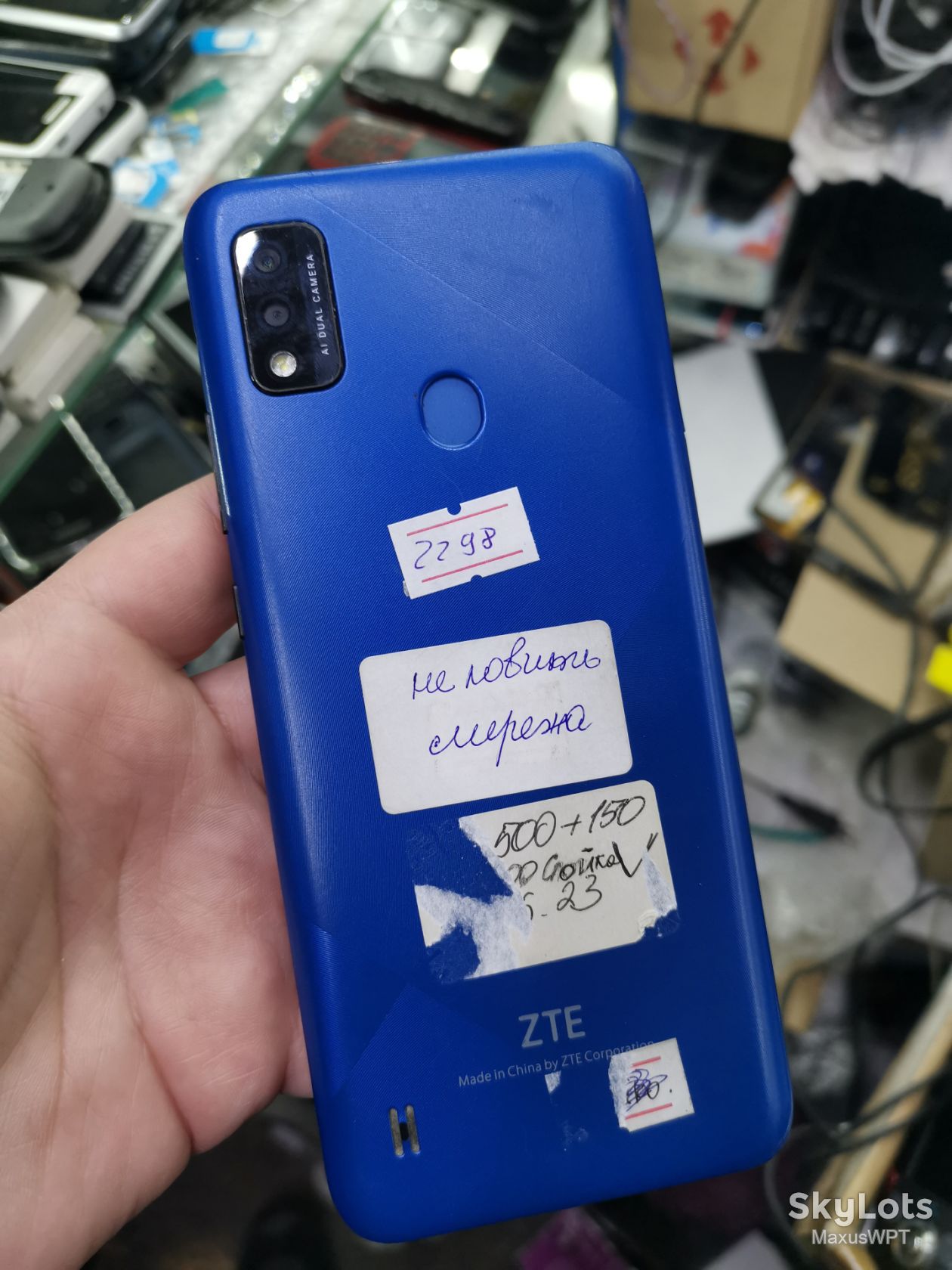 #2298 sklad Zte A51 Blade blue - фото фото фото 2