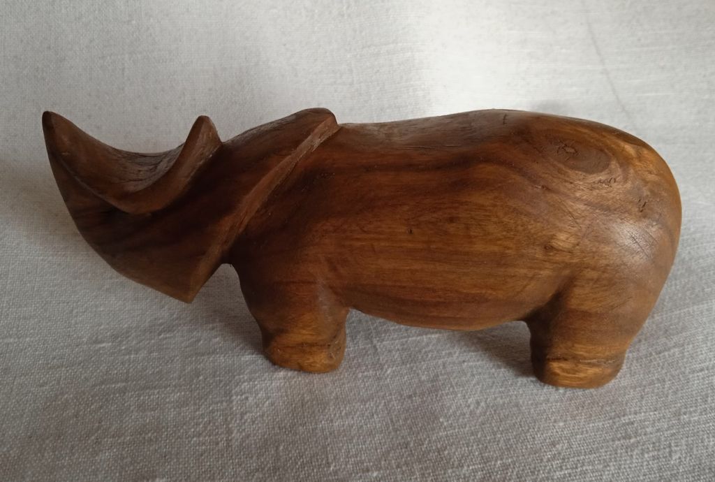 Статуетка Носоріг Rhinoceros    (3) дерево ручна робота різьба - фото фото фото 4