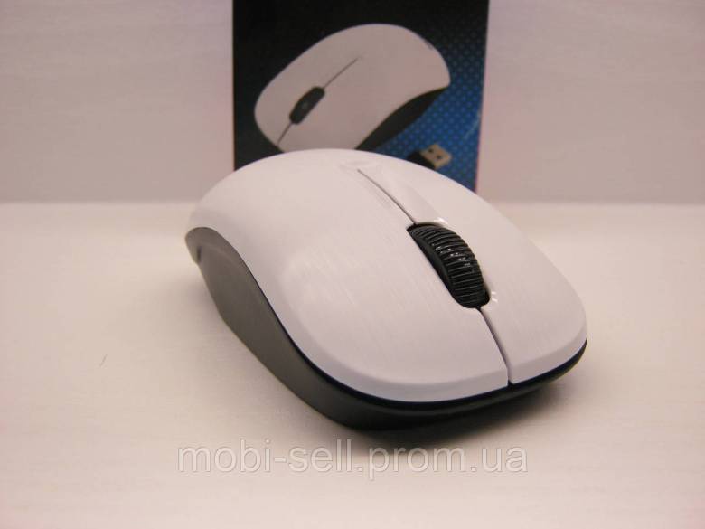 Миша Maxxter бездротова 2.4 GHz Optical Mouse, 1.5V / АА, White-Black - фото фото фото 5
