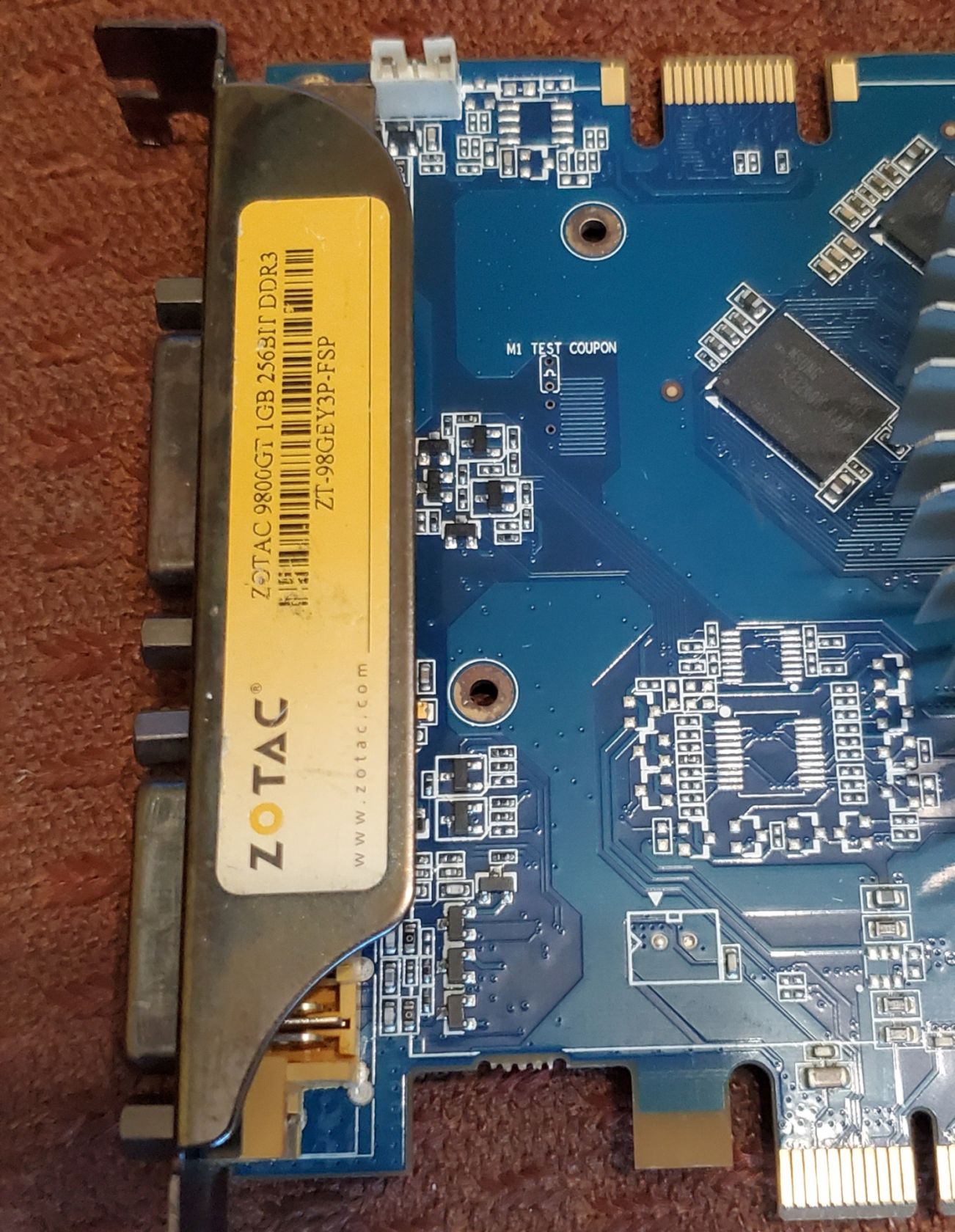 Видеокарта GeForce 9800GT 1Gb, Zotac, dvi, s-video - фото фото фото 6