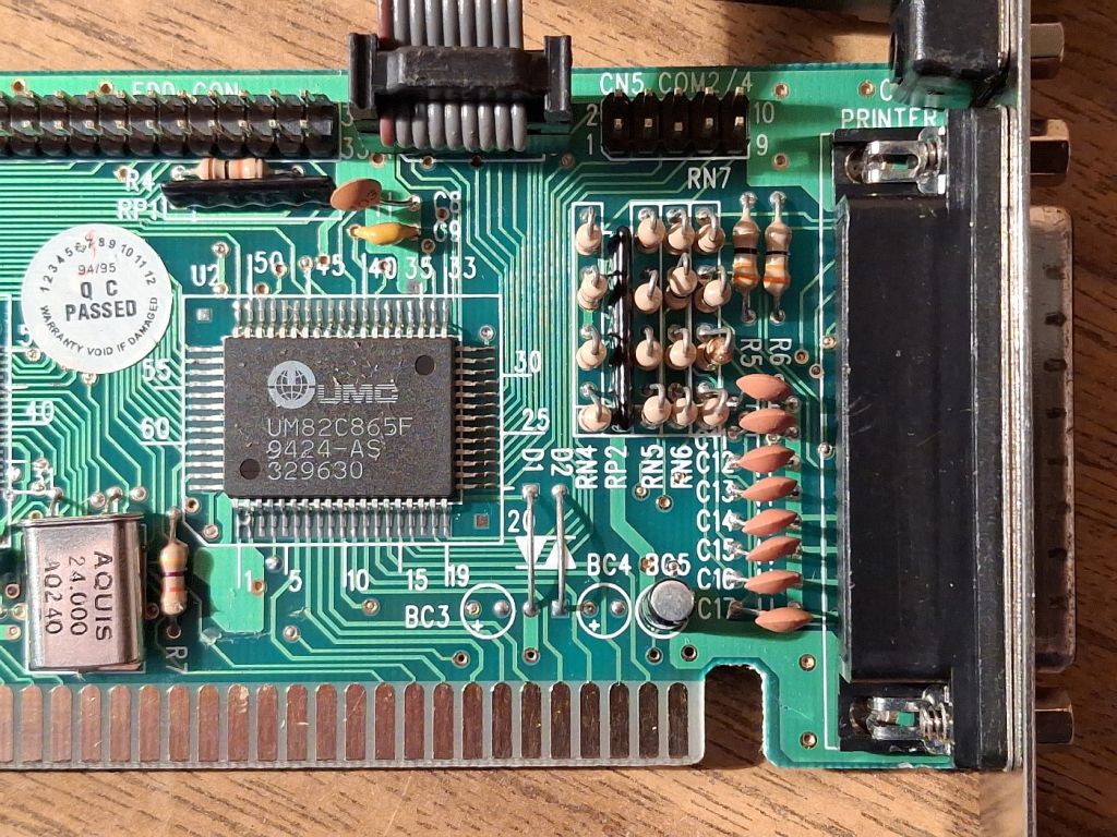 Мультикарта Multi-I/O Controller Card ISA плата для компьютера  (#12) - фото фото фото 2