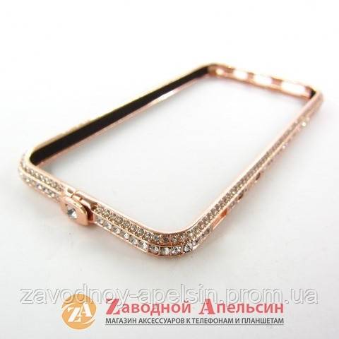 IPhone 6 7 бампер Luxery diamond rose gold - фото фото фото 2
