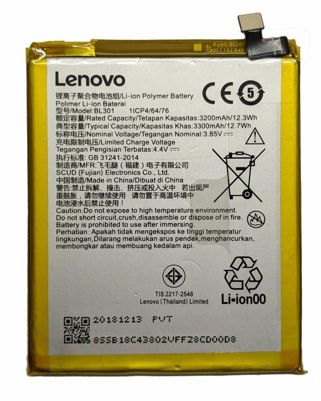 Аккумулятор Lenovo K6 BL301 - фото фото фото 0