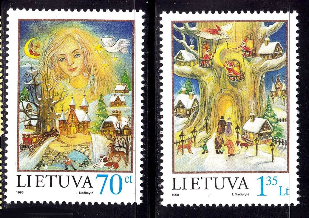 Литва  1998 г  MNH - искусство - фото фото фото 0