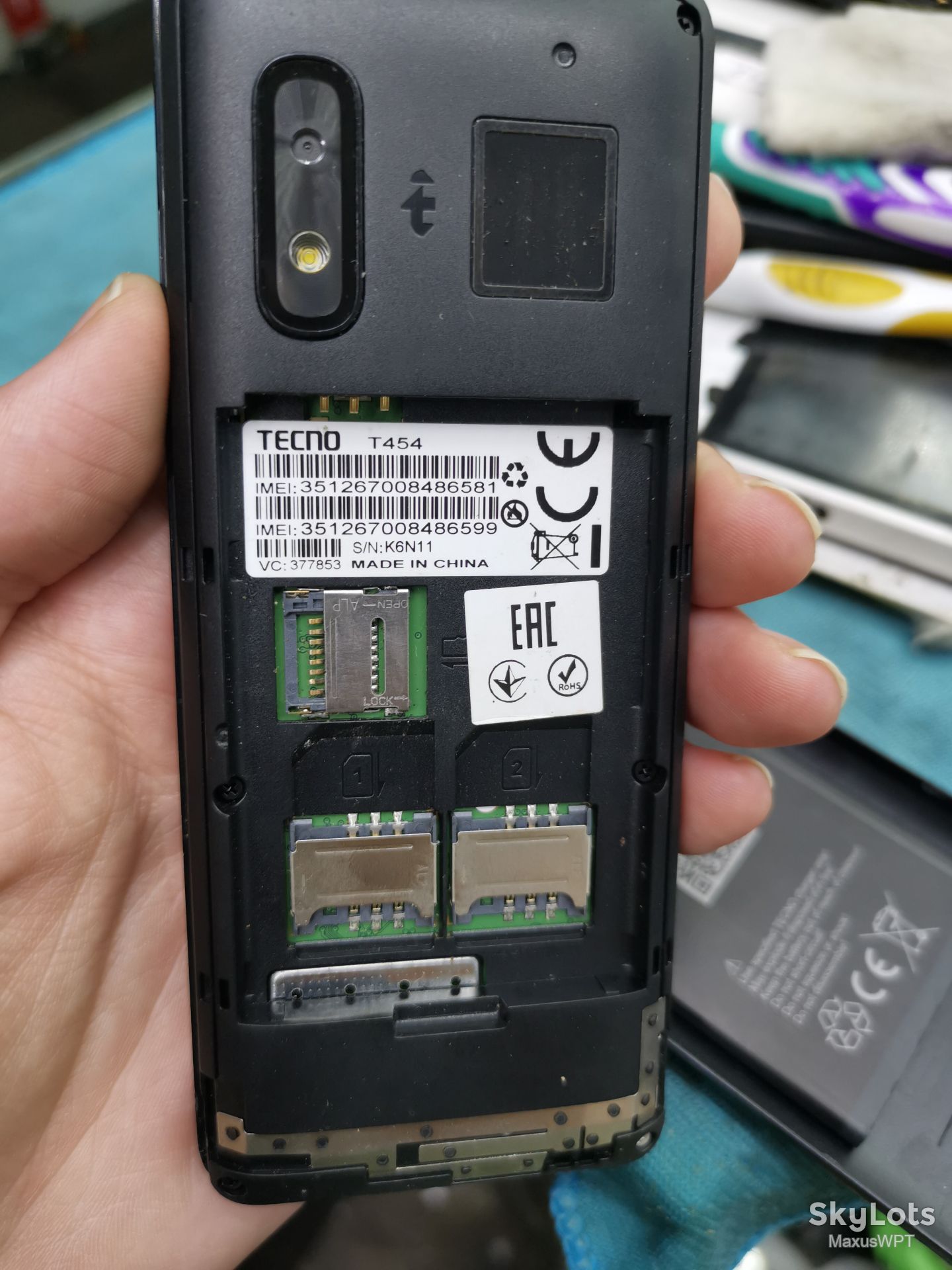 Shop Tecno T454 454 dual sim black - фото фото фото 5