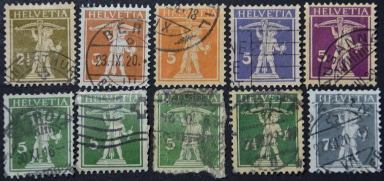 Швейцария Стандарт Вальтер - Сын Вильгельма Телля 1907-1917 - фото фото фото 0
