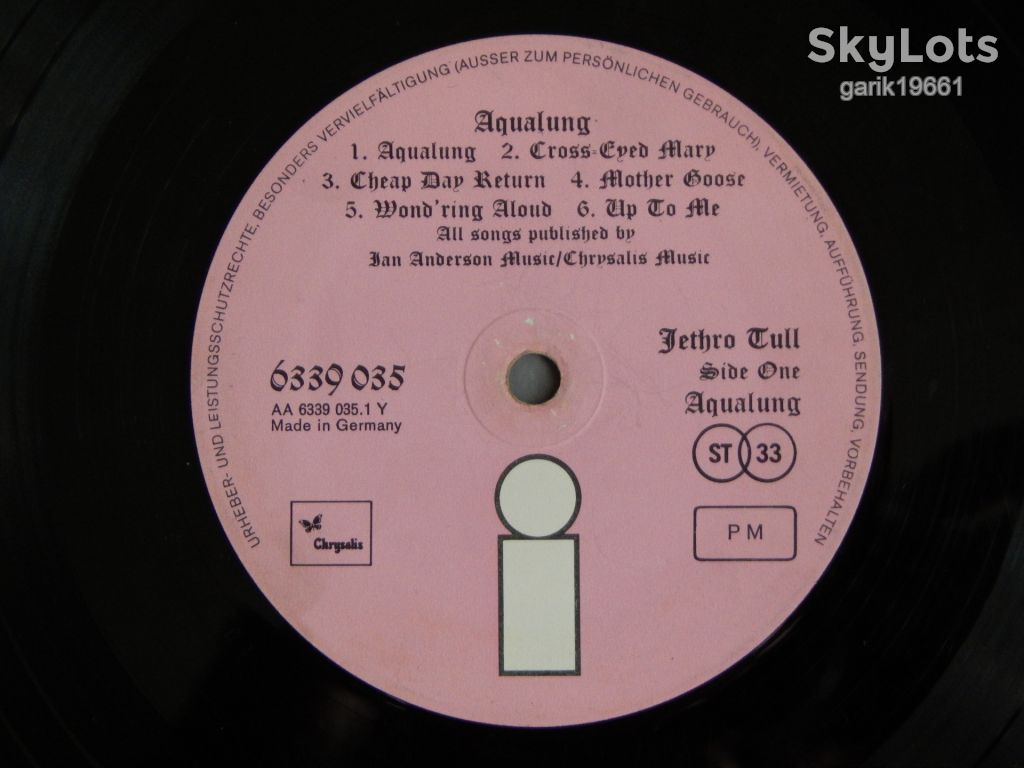 Jethro Tull ‎– Aqualung  ( Island Records ‎– 6339 035, Germany) EX+/VG - фото фото фото 3