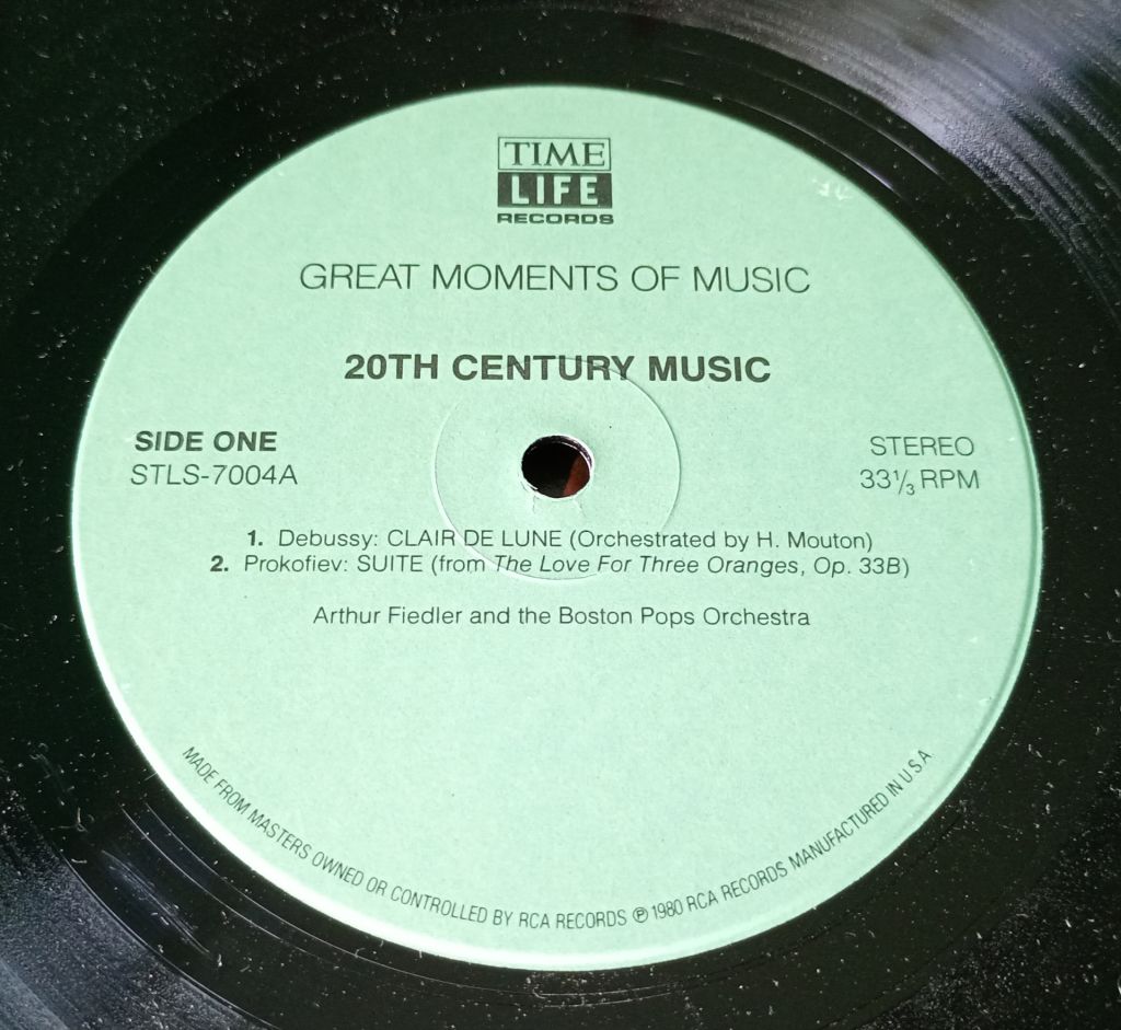 ARTHUR FIEDLER AND THE BOSTON POPS ORCHESTRA 20th Century Music LP EX+ - фото фото фото 2