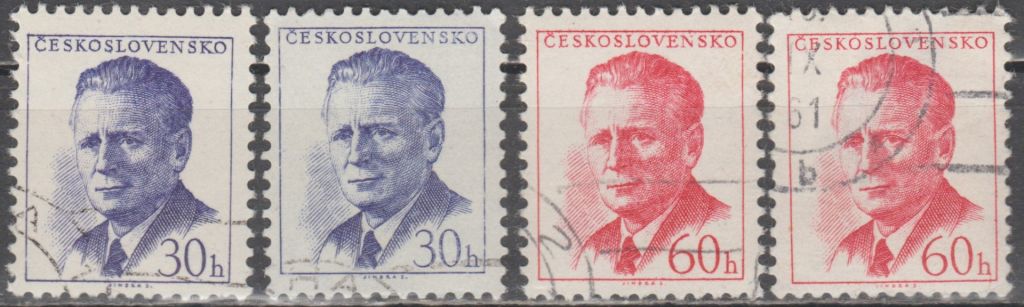 Чехословакия Чехословаччина 1958 личности Новотный - фото фото фото 0