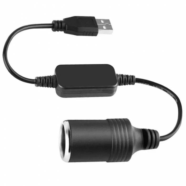 Адаптер преобразователь с 5 В Usb на 12 В прикуриватель автомобиля - фото фото фото 1