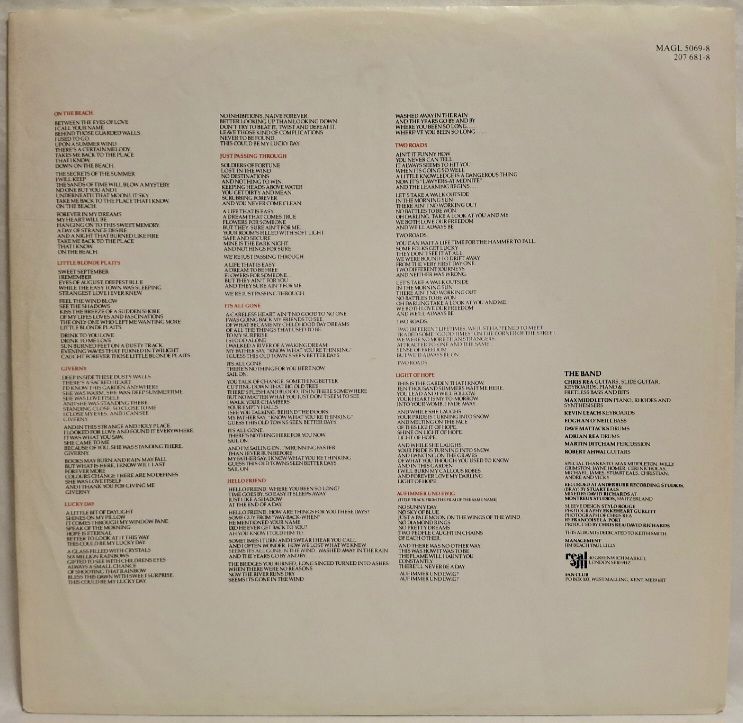 Chris Rea - On The Beach - 1986.   (LP). 12. Vinyl. Пластинка. Germany. - фото фото фото 3