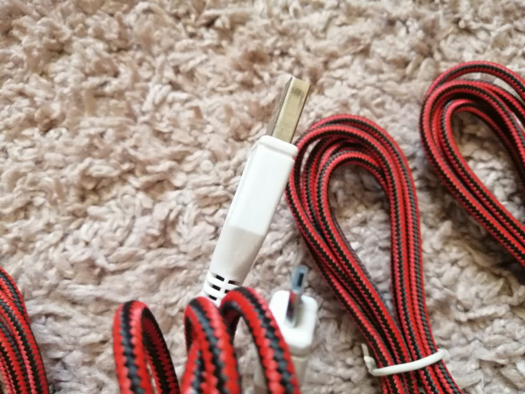 Мегалот 5 шт кабелей для зарядки microUsb в плотном тканевом оплёте - фото фото фото 1