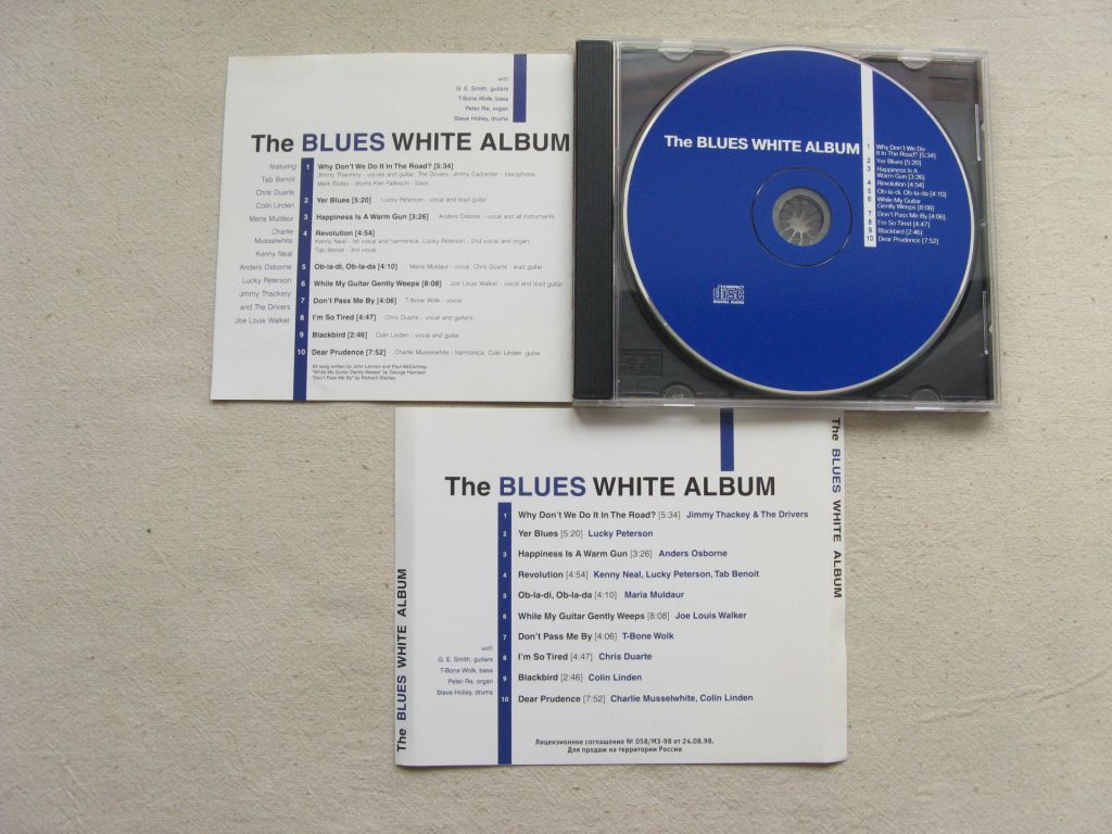 CD Beatles Tribute. The Blues White Album. - фото фото фото 2