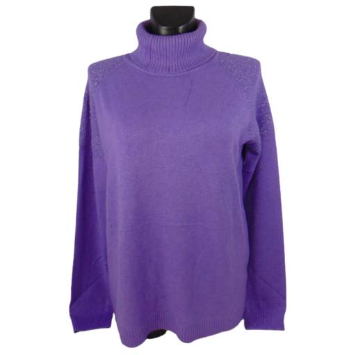 Свитер Kiss me Q3075 2XL-3XL фиолетовый - фото фото фото 0