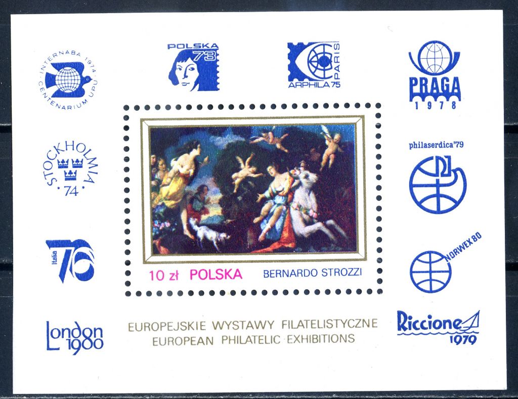 Польша. Картина. Филвыставка    (блок)** 1979 г. - фото фото фото 0