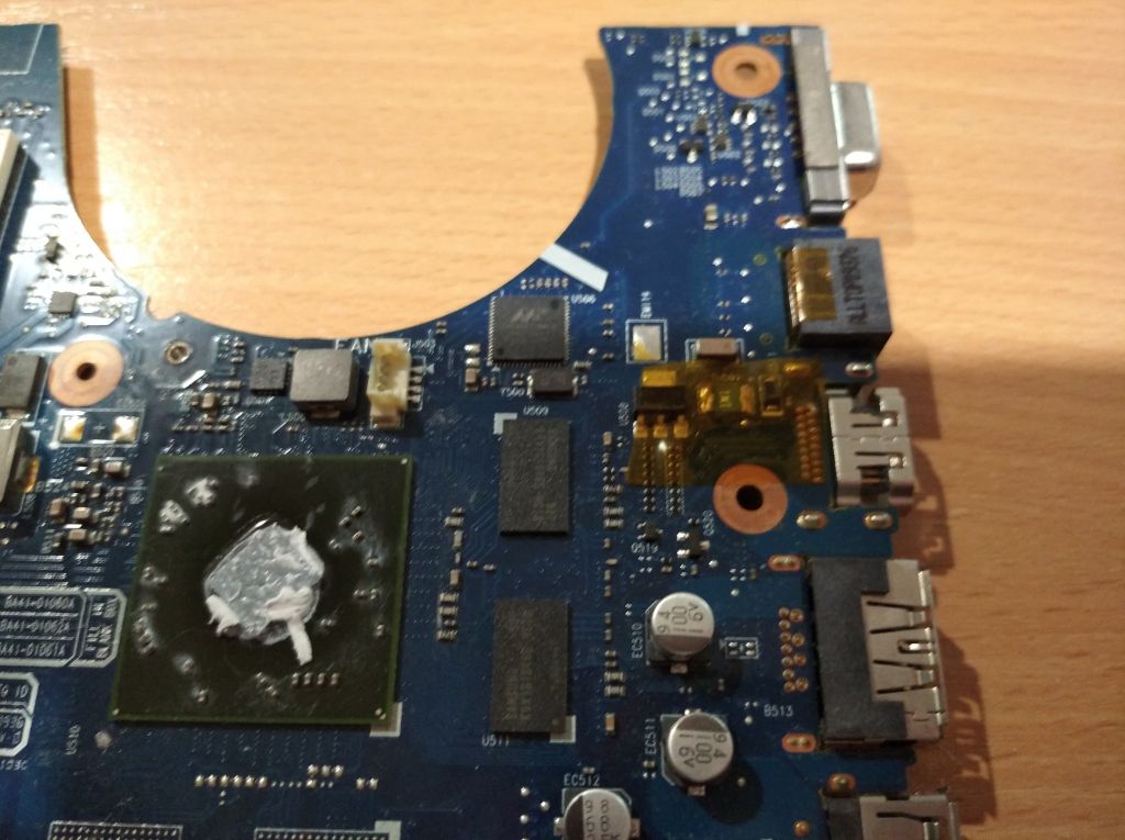 Плата ноутбука Samsung R520  б/у - фото фото фото 1