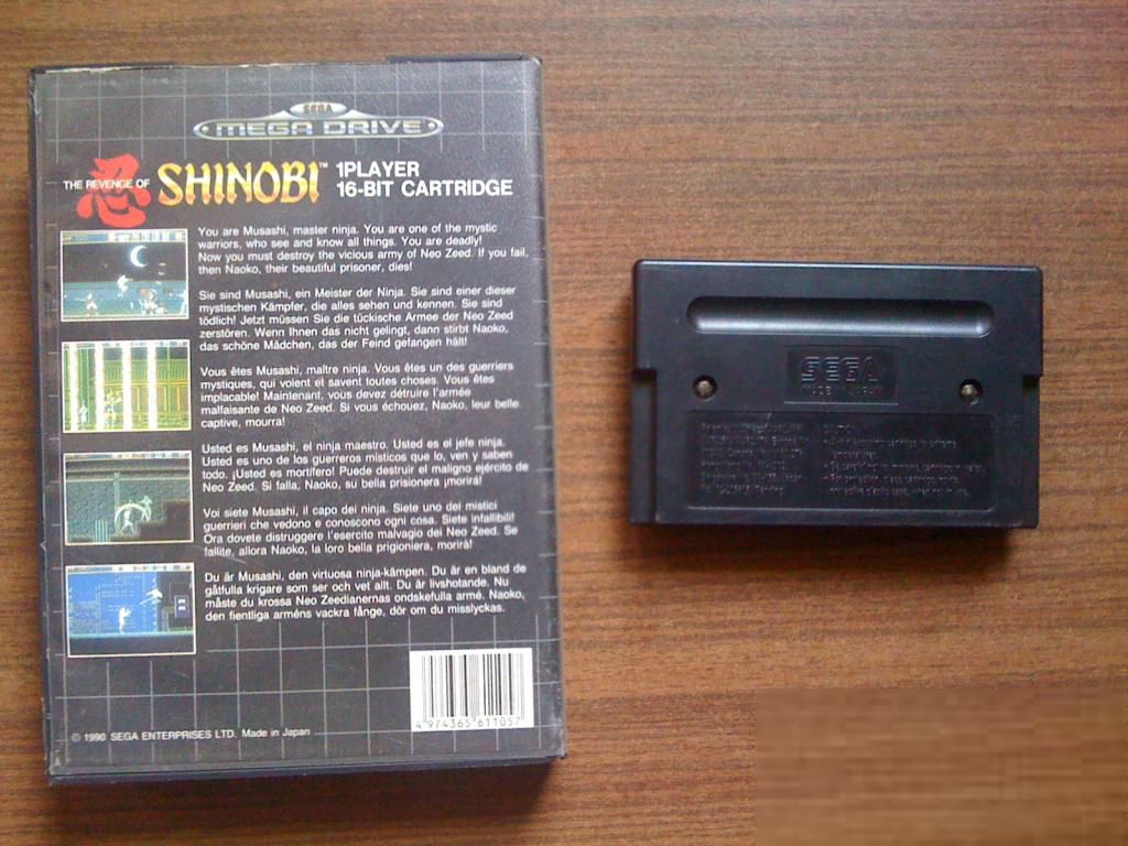 Игра Sega Mega Drive "The Revenge of Shinobi"       (PAL) - фото фото фото 1