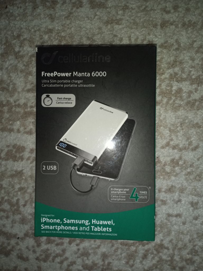Павербанк Cellularline FreePower Manta 6000 mAh - фото фото фото 3
