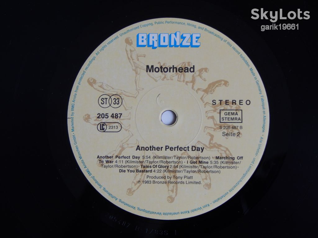 Motörhead ‎– Another Perfect Day  (Bronze ‎– 205 487, Germany) NM-/NM- - фото фото фото 3